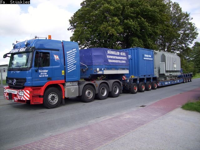 Travo Flensburg, Tieflader Brunsbüttel, Geburtstag W. Kulbe 002