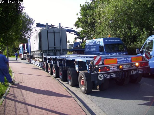 Travo Flensburg, Tieflader Brunsbüttel, Geburtstag W. Kulbe 010