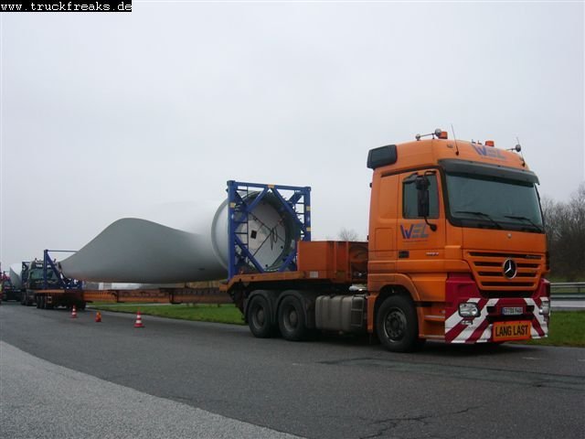 Windenergie Logistik MB Actros MP2 TeleskpPr-SZ
