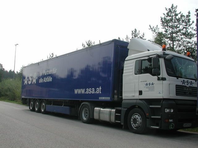 MAN TGA 18.480 Schubbodensattelzug ASA AM534EE