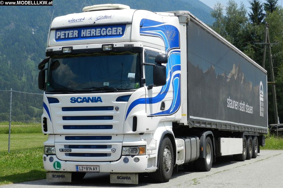 Scania R500 Planensattelzug Heregger LZ814AY 3