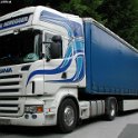 Scania R500 Planensattelzug Heregger LZ270BE