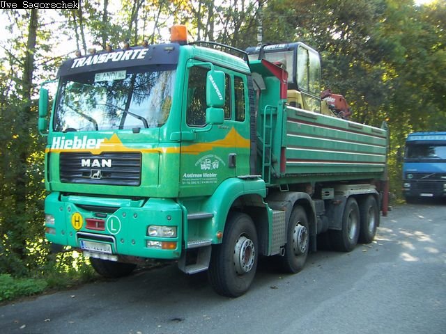 MAN TGA Hiebler Kipper