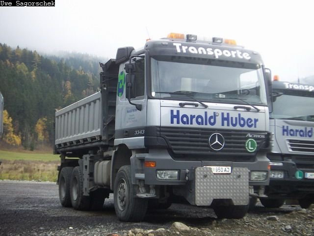 MB Actros 3343 Kipper Huber