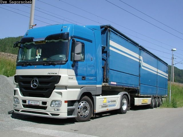 MB Actros 1848 Sattelzug Zottler LN189BT